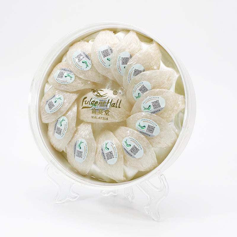 Fulgenthall 2022-5A High-End White Bird's Nest Premium Series 80g/Box Bird's Nest Soup