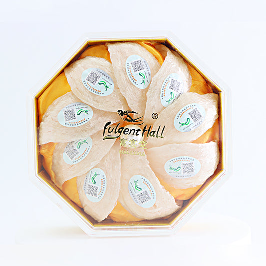 Fulgenthall 5A Edible Bird's Nest Malaysia Premium Series-9 Pieces/ 50g Bird's Nest Soup