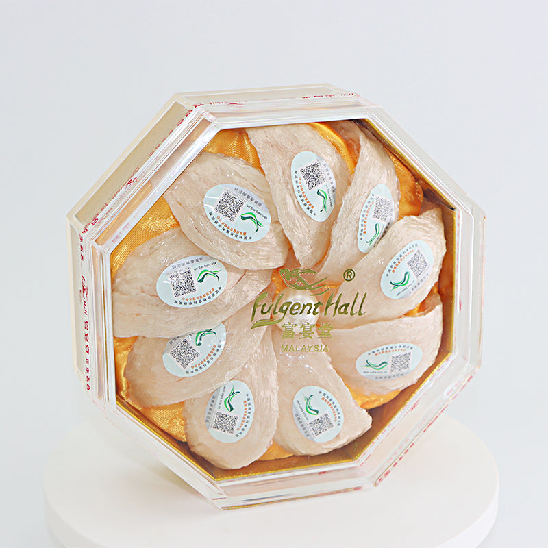 Fulgenthall 5A Edible Bird's Nest Malaysia Premium Series-9 Pieces/ 50g Bird's Nest Soup
