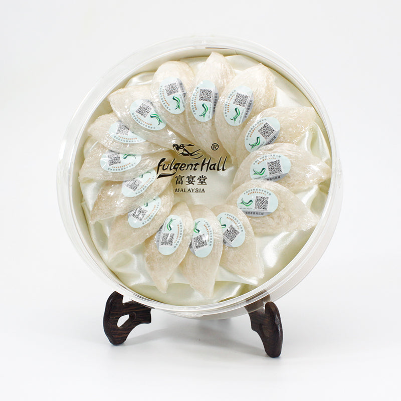 Fulgenthall 2022-4A White Bird's Nest Premium Series 80g/Box Malaysian Bird's Nest Soup