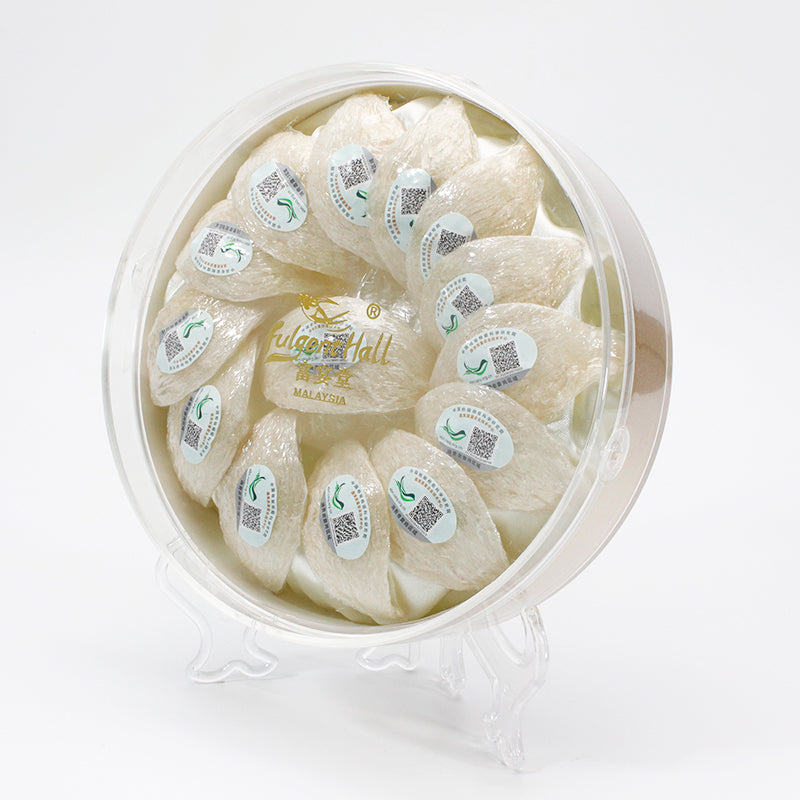 Fulgenthall 2022-5A High-End White Bird's Nest Premium Series 80g/Box Bird's Nest Soup